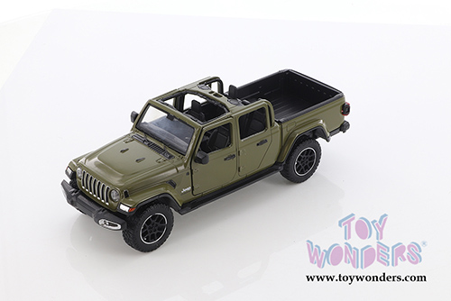 Showcasts® Collectibles - Jeep® Gladiator Overland (Open Top) Pickup Truck (2021, 1/27 scale diecast model car, Green) 79367GN MAP: $22.99