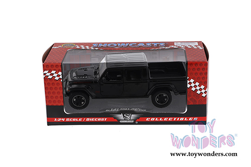 Showcasts Collectibles - Jeep&reg; Gladiator Rubicon Pickup Truck (2021, 1/24 scale diecast model car, Black) 79368BK