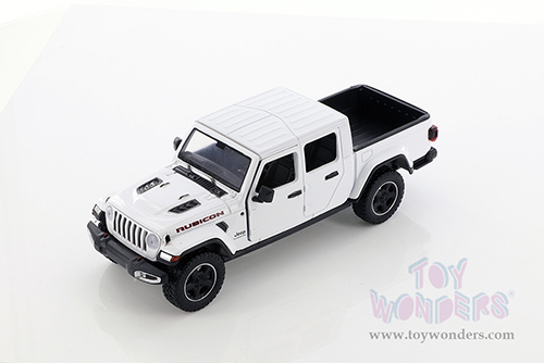 Showcasts Collectibles - Jeep&reg; Gladiator Rubicon Pickup Truck (2021, 1/24 scale diecast model car, White) 79368WT