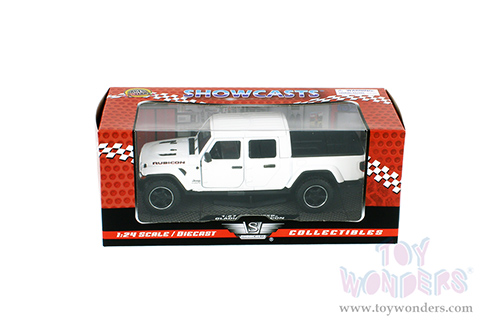 Showcasts Collectibles - Jeep&reg; Gladiator Rubicon Pickup Truck (2021, 1/24 scale diecast model car, White) 79368WT