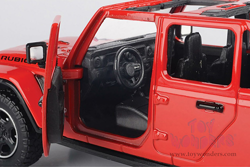 Showcasts Collectibles - Jeep&reg; Gladiator Rubicon Pickup Truck Open Top (2021, 1/27 scale diecast model car, Asstd.) 79370/16D