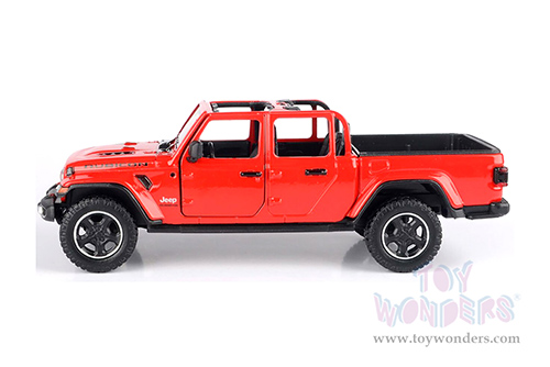 Showcasts® Collectibles - Jeep® Gladiator Rubicon Pickup Truck Open Top (2021, 1/27 scale diecast model car, Red) 79370R MAP: $22.99