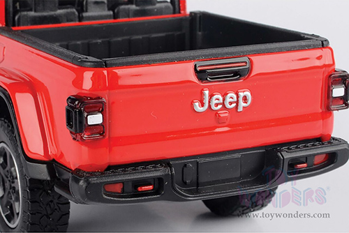 Showcasts® Collectibles - Jeep® Gladiator Rubicon Pickup Truck Open Top (2021, 1/27 scale diecast model car, Red) 79370R MAP: $22.99