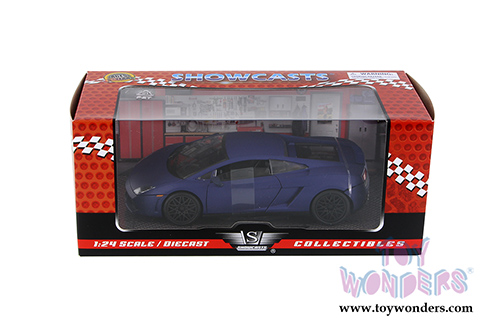 Showcasts Collectibles - Lamborghini Gallardo LP560-4 Hardtop (1/24 scale diecast model car, Matte Blue) 79504