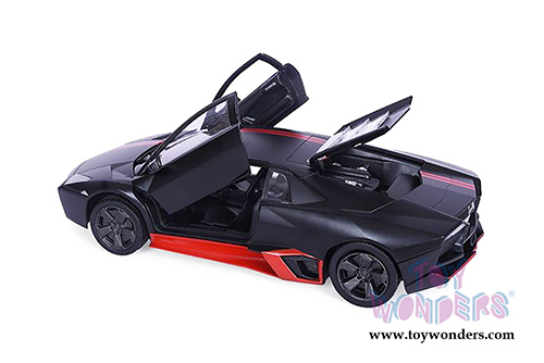 Showcasts Collectibles - Lamborghini Reventon Hardtop (1/24 scale diecast model car, Matte Black) 79509
