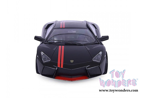 Showcasts Collectibles - Lamborghini Reventon Hardtop (1/24 scale diecast model car, Matte Black) 79509