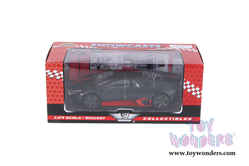 Showcasts Collectibles - Lamborghini Reventon Hardtop (1/24 scale diecast model car, Matte Black) 79509