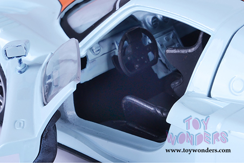 Motormax - Maserati MC 12 Corsa Gulf Oil (1/24 scale die cast model car, Light Blue/Orange) 79643/16D