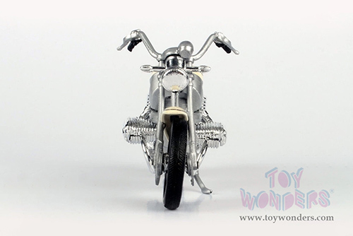 Motormax 007 James Bond Collection - BMW R 1200 C Motorcycle James Bond 007 "Tomorrow Never Dies" (60 years of Bond) (1/18 scale diecast model car, Cream) 79845