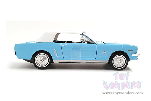 Motormax 007 James Bond Collection - Ford Mustang Hardtop - Thunderball (60 years of Bond) (1964½, 1/24 scale diecast model car, Turquoise) 79855WTQ