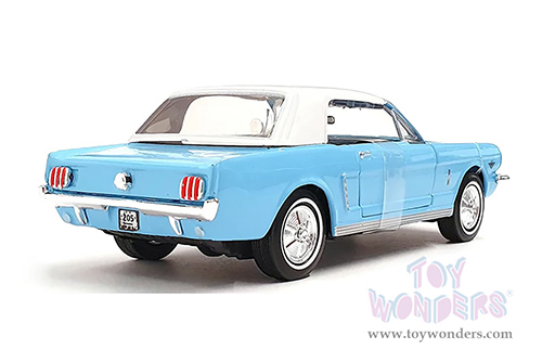 Motormax 007 James Bond Collection - Ford Mustang Hardtop - Thunderball (60 years of Bond) (1964½, 1/24 scale diecast model car, Turquoise) 79855WTQ