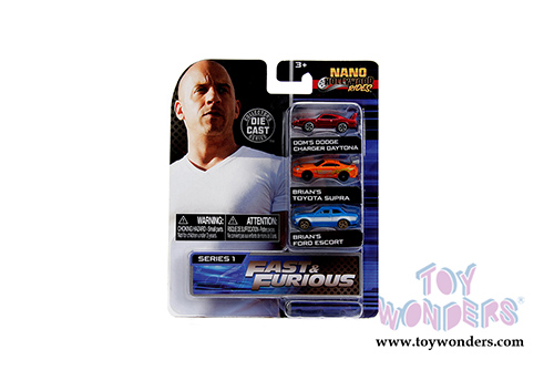 Jada Toys Nano Hollywood Rides | Assortment Pack (1/65, diecast model car, Asstd.) 83548W3