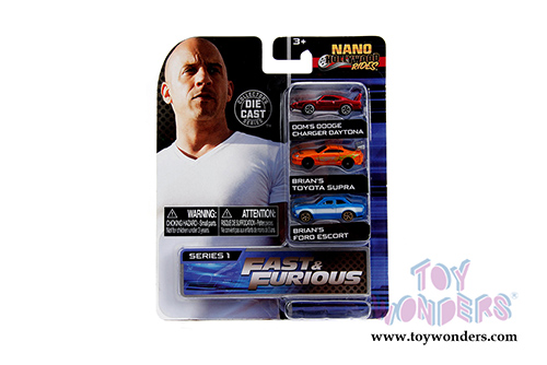 Jada Toys Nano Hollywood Rides | Assortment Pack (1/65, diecast model car, Asstd.) 83548W4