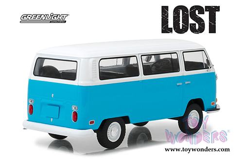 Greenlight Hollywood - LOST Dharma van Volkswagen&reg; Type 2 (1971, 1/24 scale diecast model car, Blue/White) 84033