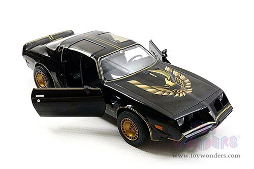 Greenlight - Pontiac Firebird Trans Am T Top (1980, 1/24 scale diecast model car,  Starlite Black/Golden) 84037