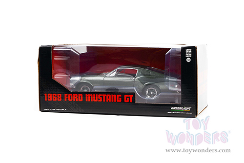 Greenlight - Ford Mustang GT Fastback (1968, 1/24 scale diecast model car, Highland Green) 84038