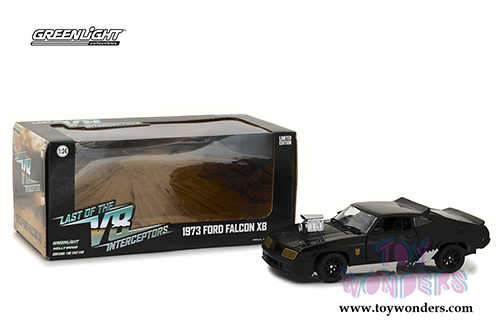 Greenlight - Hollywood Ford Falcon XB Last of the V8 Interceptors Hardtop (1973, 1/24 scale diecast model car, Black) 84051