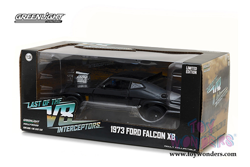 Greenlight - Hollywood Ford Falcon XB Last of the V8 Interceptors Hardtop (1973, 1/24 scale diecast model car, Black) 84051