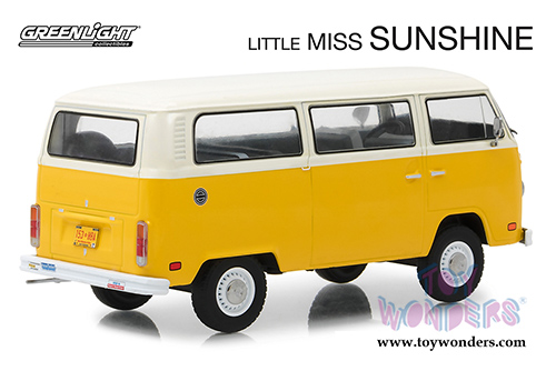 Greenlight Hollywood - Little Miss Sunshine Volkswagen Type 2 (T2) Bus (1978, 1/24 scale diecast model car, Yellow/White) 84081
