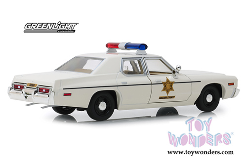 Greenlight - Dodge Monaco Hazzard County Sheriff (1975, 1/24 scale diecast model car, Cream) 84094