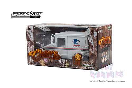 Greenlight Hollywood Series 15 | U.S. Mail Long-Life Postal Delivery Vehicle (LLV) (Cliff Clavin's) "Cheers" (1/24 scale diecast model car, White) 84151
