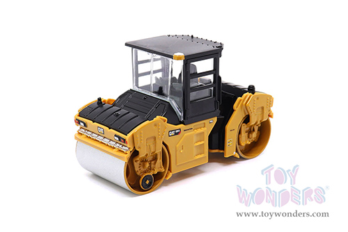 Diecast Masters - Caterpillar® CB-13 Tandem Vibratory Roller with CAB (1/64 scale diecast model car, Yellow/Black) 84641CS
