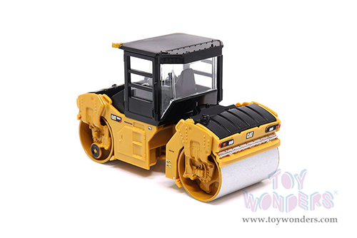 Diecast Masters - Caterpillar® CB-13 Tandem Vibratory Roller with CAB (1/64 scale diecast model car, Yellow/Black) 84641CS