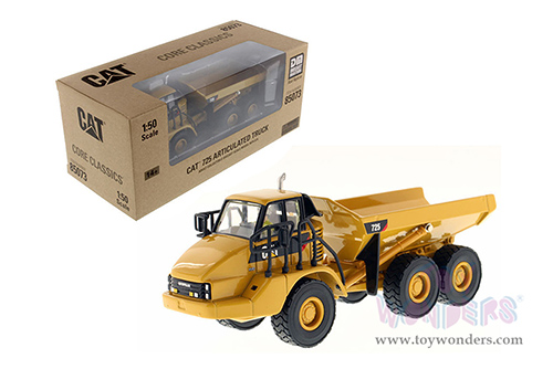 Diecast Masters - Caterpillar® 725 Articulated Truck with Operator - Core Classics Series (1/50 scale diecast model car, Yellow) 85073C MAP: $74.99