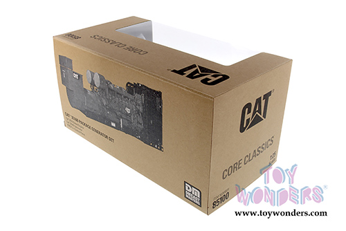 Diecast Masters - Caterpillar 3516B Package Generator Set - Core Classics Series (1/25 scale diecast model car, Yellow) 85100