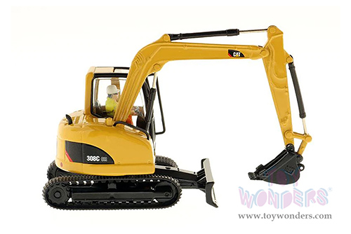 Diecast Masters - Caterpillar® 308C CR Mini Hydraulic Excavator with Operator - Core Classics Series (1/50 scale diecast model car, Yellow) 85129C MAP: $49.99