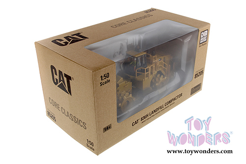 Diecast Masters - Caterpillar 836H Landfill Compactor - Core Classics Series (1/50 scale diecast model car, Yellow) 85205