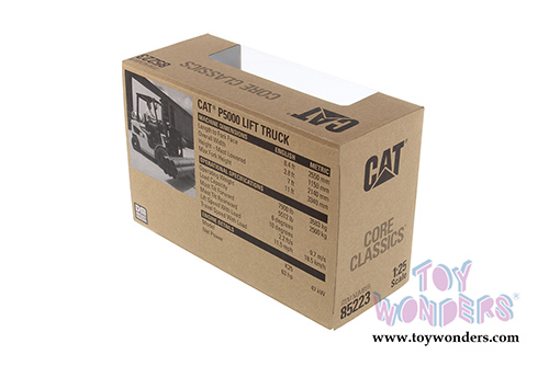 Diecast Masters - Caterpillar P5000 Lift Truck with Operator - Core Classics Series (1/25 scale diecast model car, Yellow) 85223C