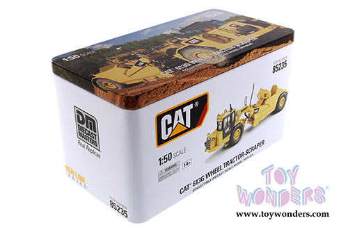Diecast Masters - Caterpillar 613G Wheel-Scraper - High Line Series (1/50 scale diecast model car, Yellow) 85235