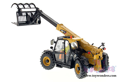 Diecast Masters - Caterpillar TH407C Telehandler with Attachments - High Line Series (1/32 scale diecast model car, Yellow/black) 85278