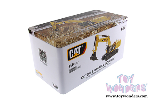 Diecast Masters - Caterpillar 390F LME Hydraulic Tracked Excavator with Operator - High Line Series (1/50 scale diecast model car, Yellow) 85284 MAP: $154.99