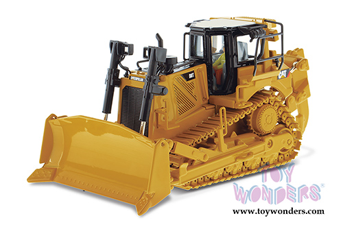 Diecast Masters - Caterpillar D8T Track-Type Tractor with Single-Shank Ripper - High Line Series (1/50 scale diecast model car, Yellow) 85299