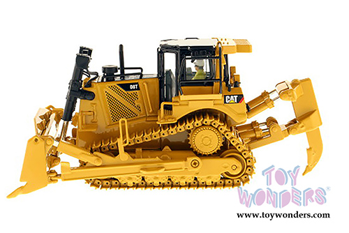 Diecast Masters - Caterpillar D8T Track-Type Tractor with Single-Shank Ripper - High Line Series (1/50 scale diecast model car, Yellow) 85299