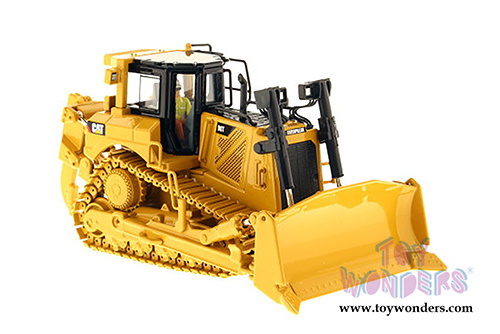 Diecast Masters - Caterpillar D8T Track-Type Tractor with Single-Shank Ripper - High Line Series (1/50 scale diecast model car, Yellow) 85299