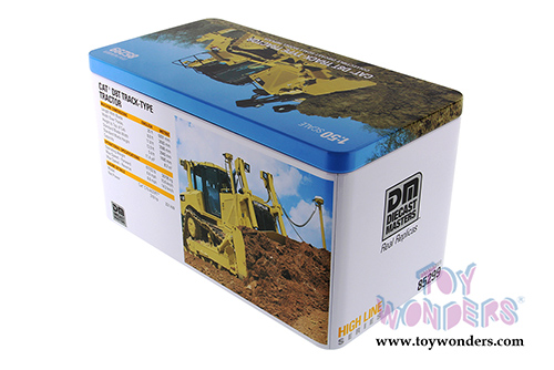 Diecast Masters - Caterpillar D8T Track-Type Tractor with Single-Shank Ripper - High Line Series (1/50 scale diecast model car, Yellow) 85299