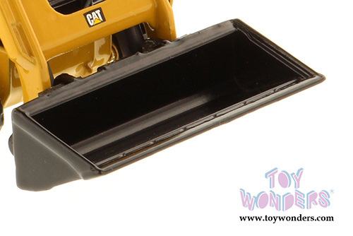 Diecast Masters - Caterpillar 259D Compact Skid Steer Loader with Operator - High Line Series (1/50 scale diecast model car, Yellow) 85526