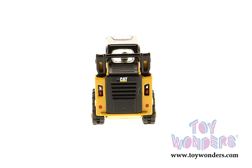 Diecast Masters - Caterpillar 259D Compact Skid Steer Loader with Operator - High Line Series (1/50 scale diecast model car, Yellow) 85526