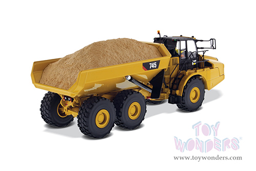 Diecast Masters - Caterpillar 745 Articulated Truck with Operator - High Line Series (1/50 scale diecast model car, Yellow) 85528 MAP: $107.99