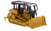 Diecast Masters - Caterpillar D6 Track-Type Tractor with SU Blade and Operator - High Line Series (1/50 scale diecast model car, Yellow) 85553