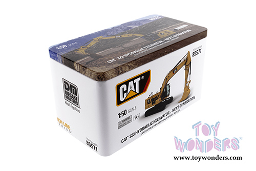 Diecast Masters - Caterpillar 323 Hydraulic Excavator Next Generation with Operator - High Line Series (1/50 scale diecast model car, Yellow) 85571 MAP: $87.99