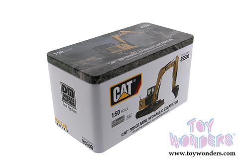 Diecast Masters - Caterpillar® 308 CR Mini Hydraulic Excavator with Operator - High Line Series (1/50 scale diecast model car, Yellow) 85596 MAP: $64.99