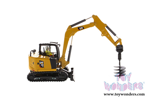 Diecast Masters - Caterpillar® 308 CR Mini Hydraulic Excavator with Operator - High Line Series (1/50 scale diecast model car, Yellow) 85596 MAP: $64.99