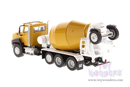 Diecast Masters - Caterpillar® CT660 McNeilus Bridgemaster Concrete-Mixer - Play & Collect! Series (1/64 scale diecast model car, Yellow) 85632 MAP: $24.99