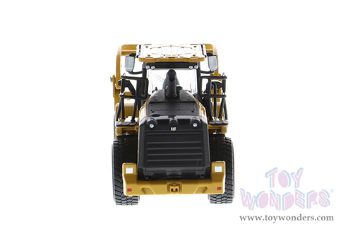 Diecast Masters - Caterpillar® 950M Wheel Loader with Log Fork and Bucket Attachment with Two Log Poles - Play & Collect! Series (1/64 scale diecast model car, Yellow) 85635 MAP: $34.99