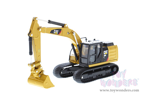 Diecast Masters - Caterpillar® 320F L Hydraulic Excavator with 5 Work Tools - Play & Collect! Series (1/64 scale diecast model car, Yellow) 85636 MAP: $34.99