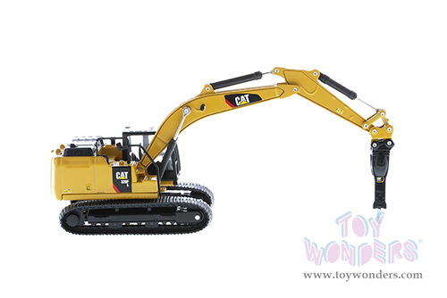 Diecast Masters - Caterpillar® 320F L Hydraulic Excavator with 5 Work Tools - Play & Collect! Series (1/64 scale diecast model car, Yellow) 85636 MAP: $34.99